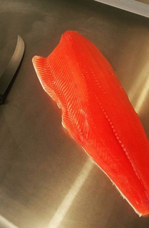 Fresh Wild-Caught Spring Chinook Fillets Pre-order